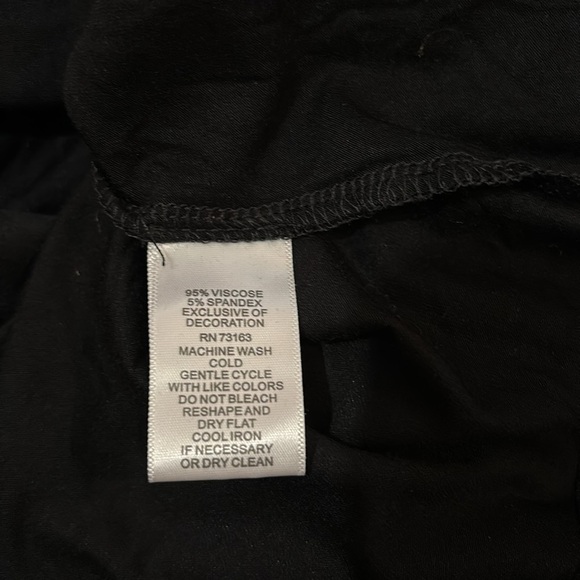 Cable & Gauge Black Sleeveless Jersey Knit Top Size XL - Picture 8 of 12